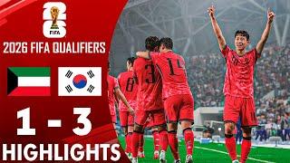 Kuwait vs South Korea 1-3 Highlights Goals - World Cup 2026 Asian Qualifiers