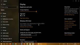 Windows 10 October 2018 update New HDR display settings are now available