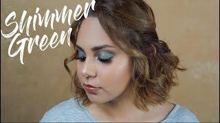 EASY Metallic Green Eye Makeup Tutorial! | Brenda Esquivel