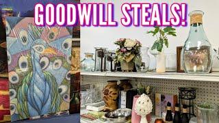 I SCORED SOME STEALS AT GOODWILL! | THRIFT WITH ME & HAUL | THRIFTING IN 2025