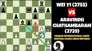 Congratulation Aravindh Chithambaram 2025 Champion Prague Masters  |  Chithambaram vs Wei Yi