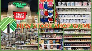 Dollar Tree Grand Opening ~ Shop with Me at A brand New store ~ Dollar Tree New store ~11/28/2021