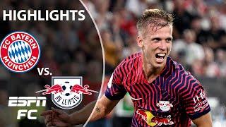 Dani Olmo hat trick hero RB Leipzig defeat Bayern Munich in German Super Cup [HIGHLIGHTS] | ESPN FC