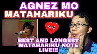 AGNEZ MO - MATAHARIKU LIVE // REACTION ZiSy Stories