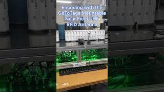 The Near Field UHF RFID antenna is designed for high-speed singulated encoding. #rfid #nfc #uhf