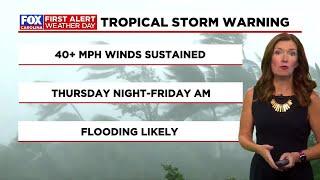 Heavy impacts from Helene expected late tonight into Friday morning with flooding and strong wind...