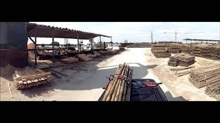 Positive Futures Magazine - Time lapse of building yurt from start to end in Portugal