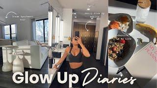 GLOW UP DIARIES | Dream Apartment Tour, Morning + Night  Routine, Productive Day in My Life