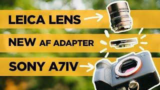 Autofocus with Leica lenses on Sony A7IV with NEW Techart LM-EA9 adapter