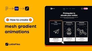 How to Create a Mesh Gradient Lottie Animation in Adobe After Effects & Export to Figma