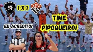 React de Botafogo 1x1 Vitória, Fogão vacila novamente e perde pontos para times perto do Z4