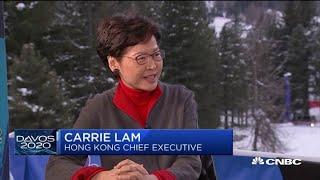 Hong Kong Chief Executive Carrie Lam responds to calls for her resignation