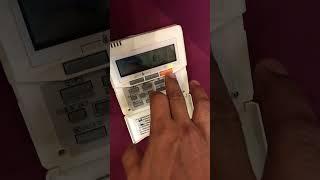 E01 fuji Electric Concealed AC||wired remote error code #acrepair #shortsvideo #actechnician