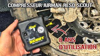 Test du compresseur électrique filaire Airman ResQ Scout : mon avis après 8 ans d'utilisation !