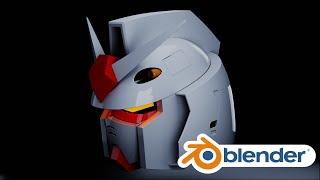 【blender】見たら誰でもガンダムを作れるようになるチュートリアル