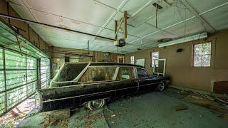 Exploring Abandoned Funeral Home With Remains And Hearse Left Behind