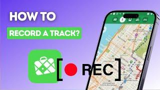 How to record a track on MAPS.ME?
