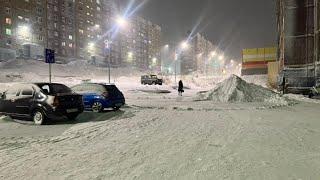 Норильск . Пурга !!! 27.11.24г.