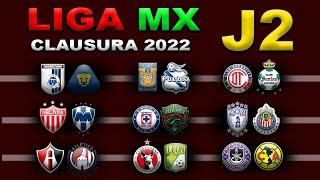 FECHAS, HORARIOS Y CANALES PARA LA JORNADA 2 DE LA LIGA MX CLAUSURA 2022