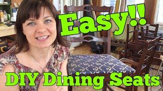 EASY Dining Chair Tutorial from a Pro!