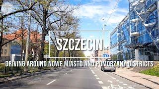 Driving around Nowe Miasto and Pomorzany districts, Szczecin, Poland - 9th May 2021