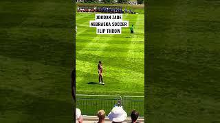 Jordan Zade How to do a Flip Throw Nebraska Husker Soccer #huskers #nebraska #soccer #gbr #futbol