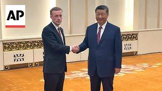 Chinese President Xi Jinping meets Jake Sullivan in Beijing