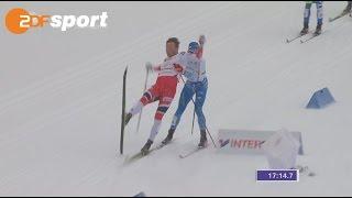 Sturzdrama beim Langlauf-Teamsprint | Nordische Ski-WM | ZDF – Wintersport