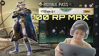 Season 17 100 RP Max By 10 years old Boy gamer | Cute Panda | Pubg Mobile