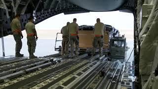 C-17A Globemaster Fuel Drop in Afghanistan