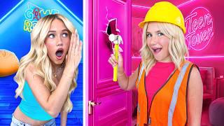 FiRST DAY OF SUMMER BEDROOM SWAP! *She did WHAT?!*