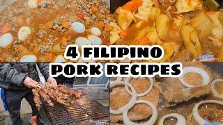 4 FILIPINO PORK RECIPES/Jack N Poy Kitchen