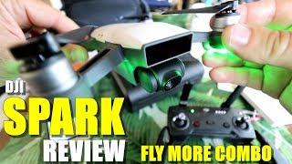 DJI SPARK Fly More Combo Review - Part 1 -  [Unboxing, Inspection, Updating, Mavic Comparison]