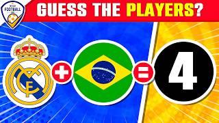 GUESS THE PLAYERS OF A NATIONALITY IN A CLUB? ️ | FOOTBALL QUIZ 2024