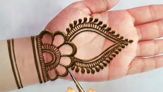 Easy Simple Rakhi Special Stylish Mehndi Design | Mehandi design for hands | आसान मेंहदी डिजाइन