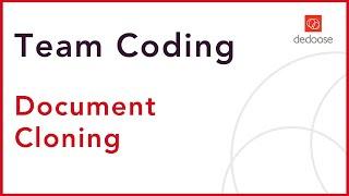 Document Cloning | Qualitative and Mixed Methods Data Analysis | Great Research Made Easy