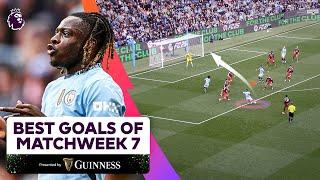 The BEST goals of Matchweek 7 | FT Doku, Jota, Havertz and MORE!