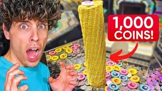 This New Coin Pusher Is INSANE! Can I Win The Jackpot?