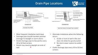 Tech Talk #5: Retaining Wall Drainage