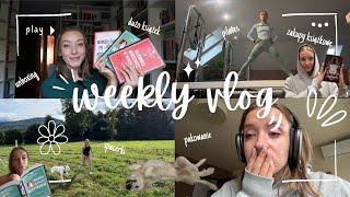 WEEKLY READING VLOG  dużo czytania, wspaniałe książki i przygotowania do wyjazdu 🩵