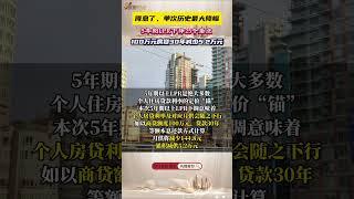 最猛降息，中國央行宣佈5年期LPR下調25BP，100萬元房貸30年減少5.2萬元#lpr #降息 #央行 #房貸 #房價