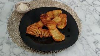 PRACTICAL QUICK RECIPE. TRY POTATOES LIKE THIS. CRISPY ACCORDION POTATO RECIPE