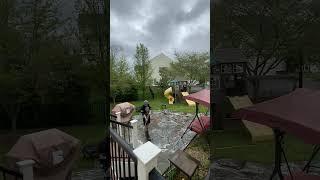 PATIO WASHING ASMR! #loudouncounty #loudouncountyva #shorts