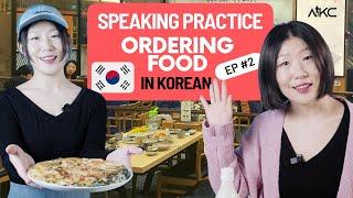 Korean Speaking Practice Day 2: Ordering Food Role Play Challenge