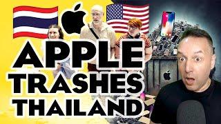 OUTRAGE: Clueless, Woke Apple Trashes Thailand, Asia; Market Retaliates - Sales set to Nosedive