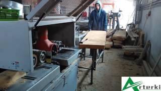 Arterki Multisaw - Sawmill line working in Romania lumber-mill