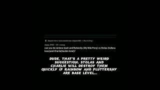 oh . #mlp #mylittlepony #whoisstrongest #hazbinhotel #helluvaboss #fyp #shorts