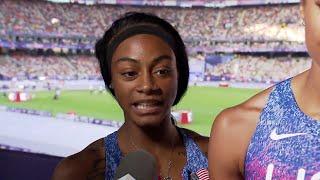 'Blessed': Sha'Carri Richardson and U.S. women's 4x100m relay team come home with Olympic gold