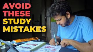 9 Study Mistakes Killing Your Progress : Stop Now! - A Senior's Guidance | Dr Anuj Pachhel