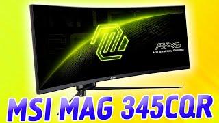 Обзор монитора MSI MAG 345CQR